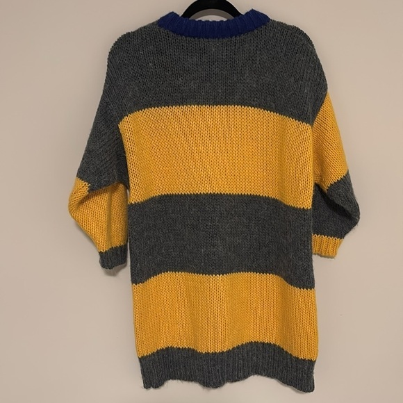 Vintage 80s 90s Susann D striped long sweater size medium - Picture 5 of 5